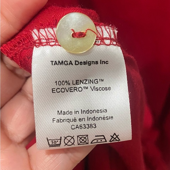 Carnelia Maxi Dress Garnet SZ L Tamga Designs - Picture 6 of 11